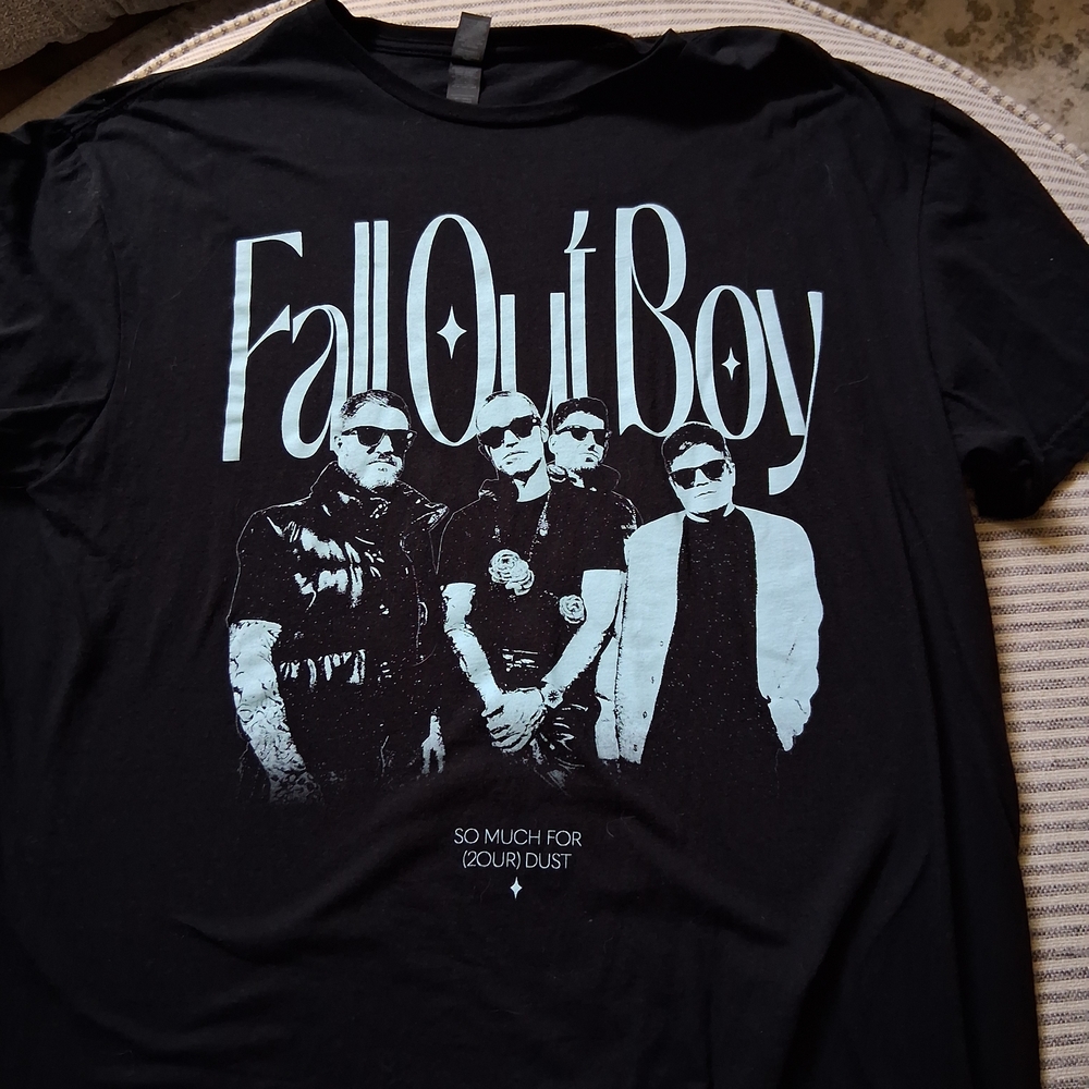 Fall Out Boy Official Merch Shirt. So Much For Stardust
